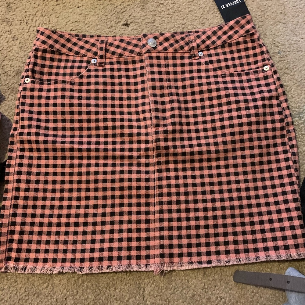 Plaid skirt